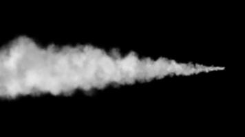Introducción de fx de rastro de humo para el fondo de revelación del logotipo video
