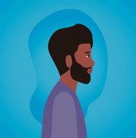 Indian man cartoon with beard profile picture