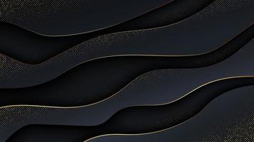 Luxury abstract background in wave style. vector