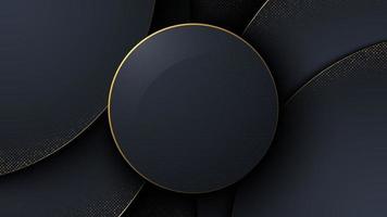 Luxury abstract background in the form of circles. vector