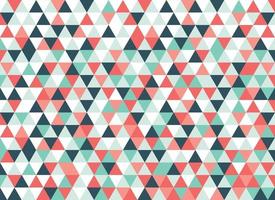 Colorful Triangles Mosaic Pattern vector