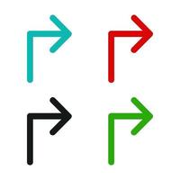 Arrow On White Background vector