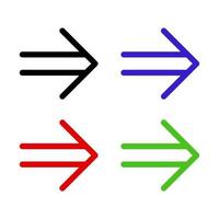 Arrow On White Background vector