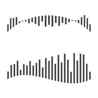 Sound wave images vector