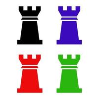 Chess rook Royalty Free Vector Image - VectorStock