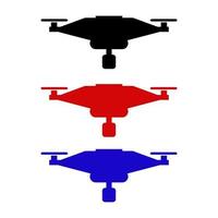 Drone On White Background vector