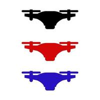 Drone On White Background vector