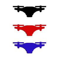 Drone On White Background vector