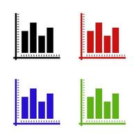 analítica sobre fondo blanco vector