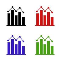 Analytics On White Background vector