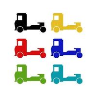 Truck On White Background vector