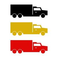 Truck On White Background vector