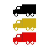 Truck On White Background vector