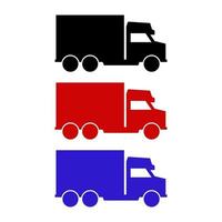 Truck On White Background vector