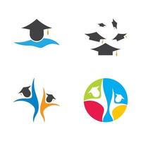 Education logo design set