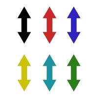 Set Of Arrow On White Background vector