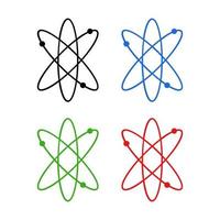 Atom On White Background vector