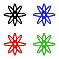 Atom On White Background vector