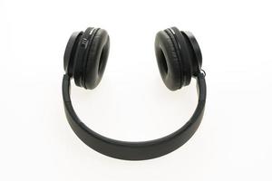 Headphones on white background photo