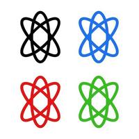 Atom On White Background vector