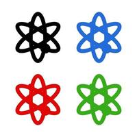 Atom On White Background vector