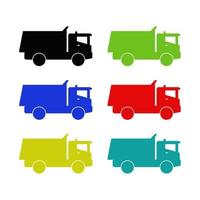 Truck On White Background vector