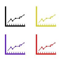 analítica sobre fondo blanco vector