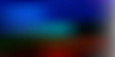 Dark multicolor vector abstract blur pattern.