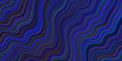 Dark BLUE vector pattern with wry lines.