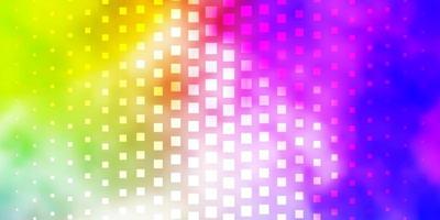 Light Multicolor vector template with rectangles.