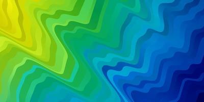 Light Multicolor vector template with curves.