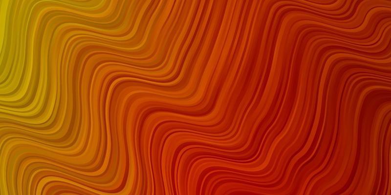 Light Orange vector backdrop with curves.