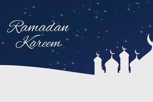 diseño de ilustración para celebrar el mes de ramadán 2021 vector