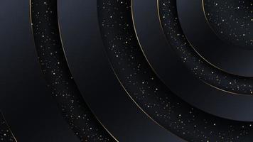 Luxury abstract background in curved style. vector