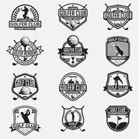 Golf Club Logo Badges vector design templates