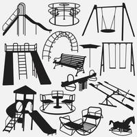 Playground vector design templates set