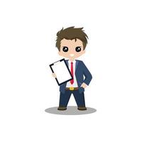 Illustration vector graphic businessman character design