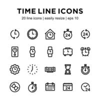 Time line icon template vector