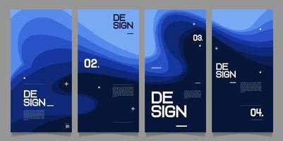 Vector banner design template minimalist style for business