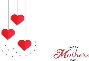 Happy Mother's Day Simple Background vector