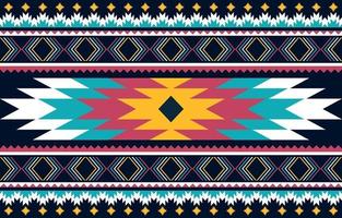 Geometric ethnic pattern traditional design background vector