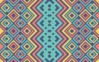 Geometric ethnic pattern traditional design background vector