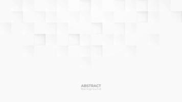 Abstract 3d modern square background. White and grey geometric pattern texture. vector art illustration