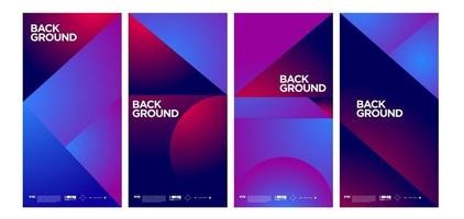 Vector colorful abstract simple background banner