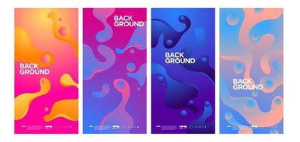 Vector colorful abstract simple background banner