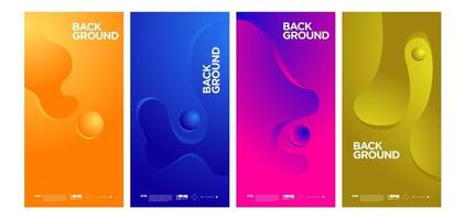 Vector colorful abstract simple background banner