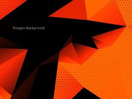 geometric triangle polygon background vector