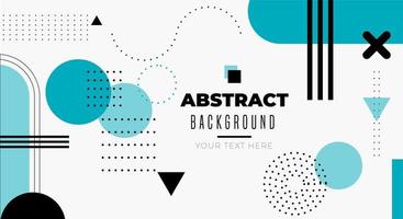 Abstract Clean Background with Geometric shapes vector