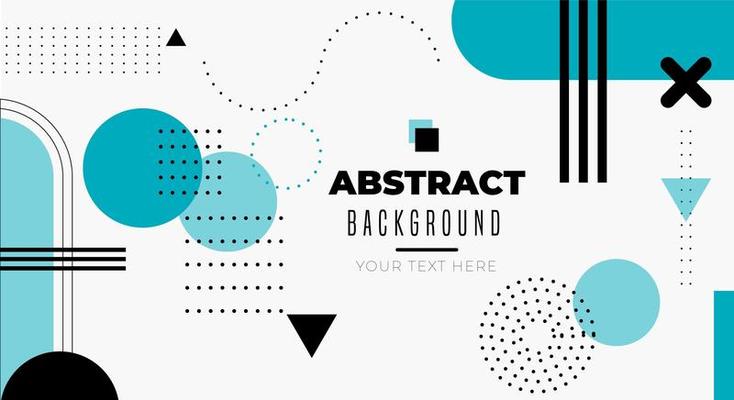 Abstract Clean Background with Geometric shapes
