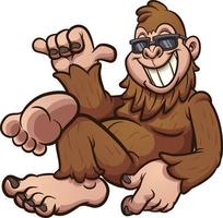 Big foot resting vector